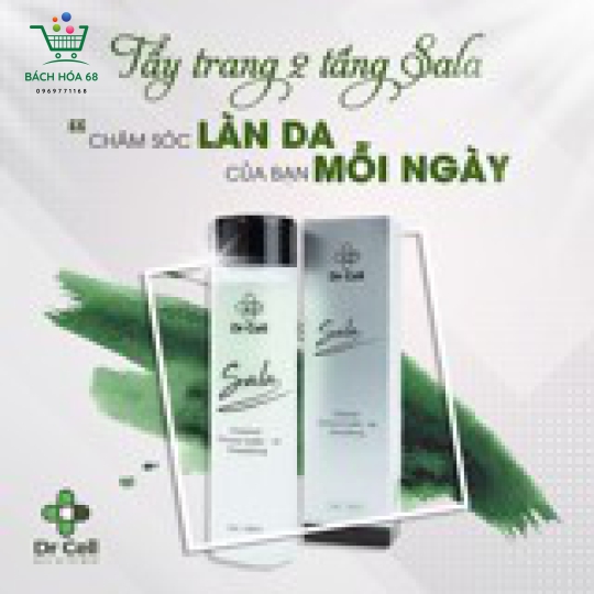 Tẩy trang 2 tầng Sala Dr Cell