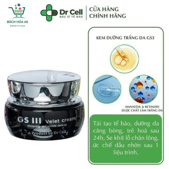 KEM DƯỠNG TRẮNG DA GS3